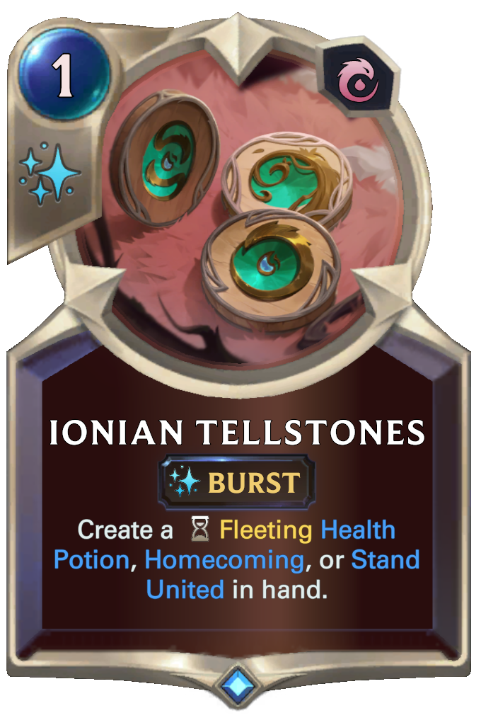 ionian tellstones lor card