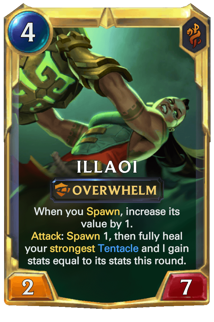 illaoi level 2 lor card