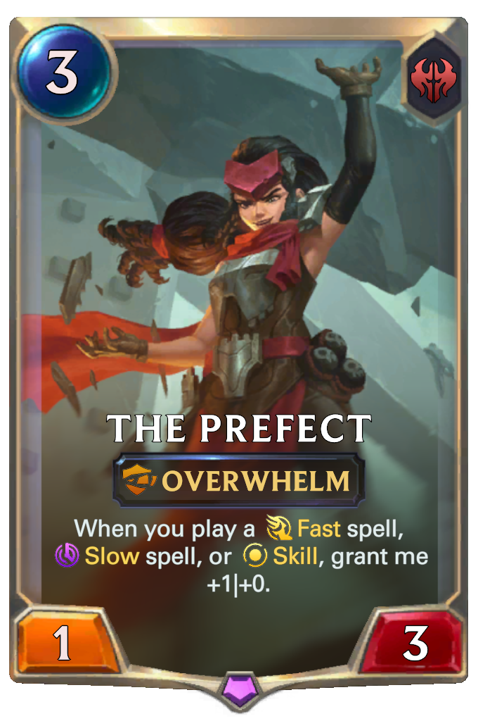 the prefect lor card