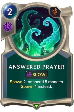 Answered Prayer (LoR Card)