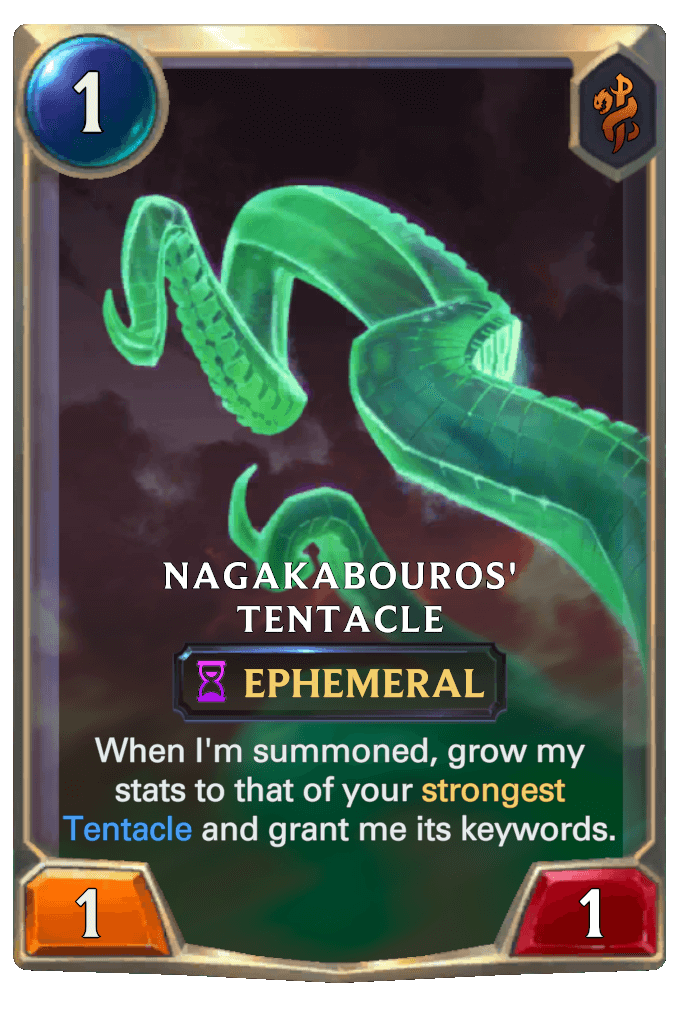 nagakabouros' tentacle lor card