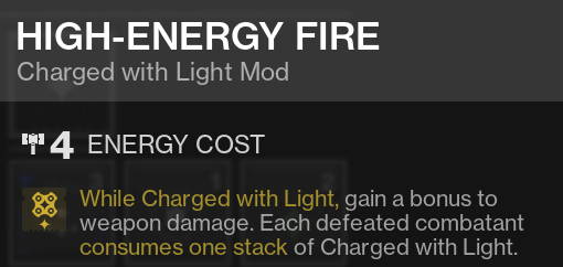 high-energy fire
