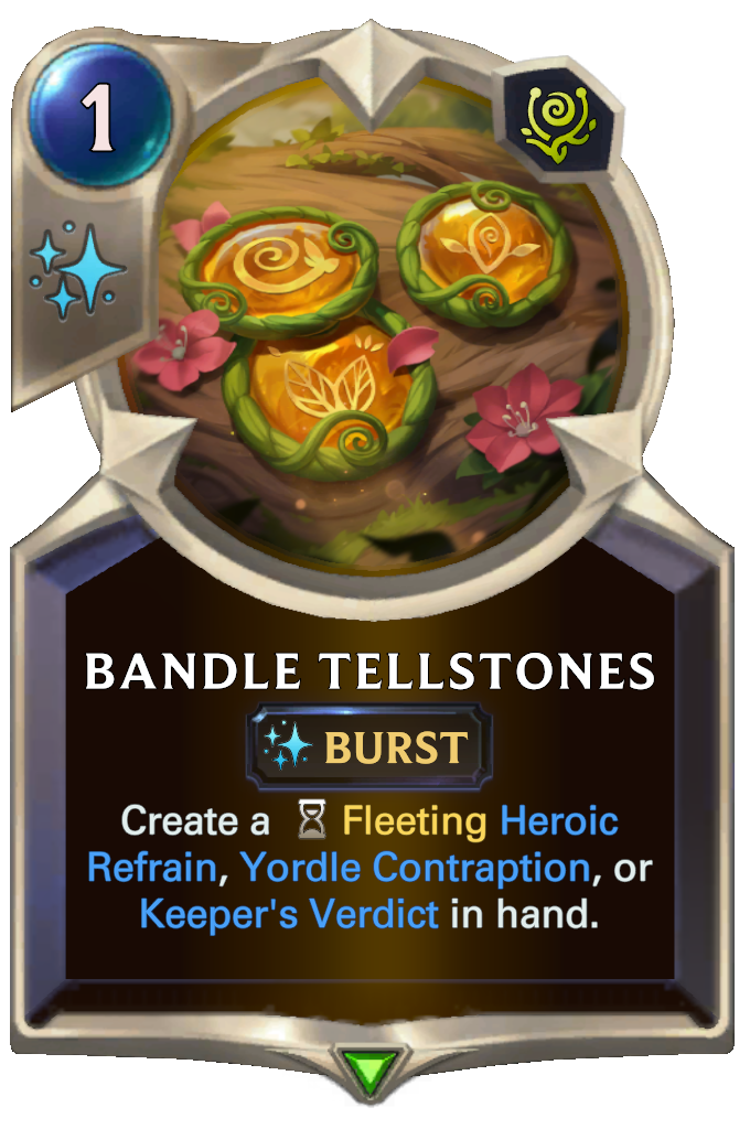 bandle tellstones lor card