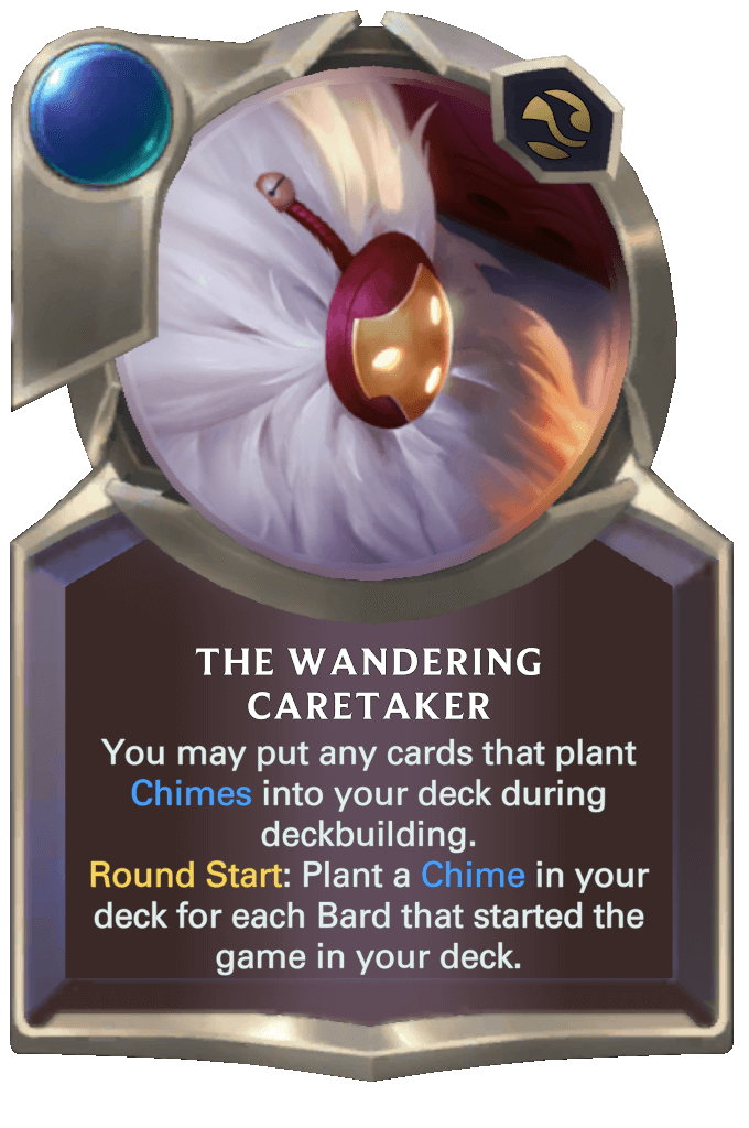 the wandering caretaker lor card