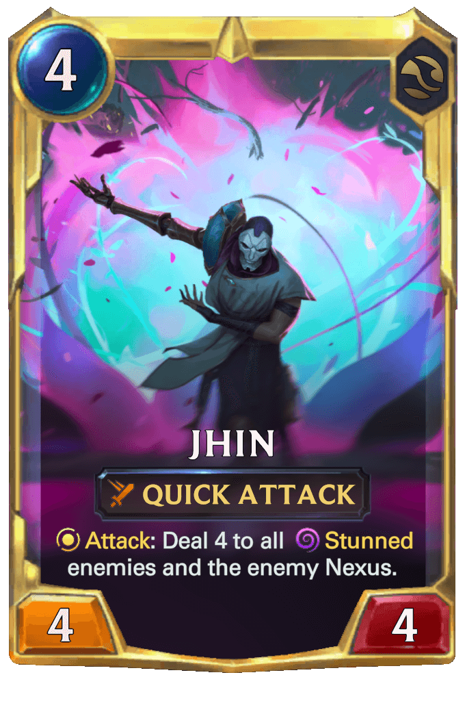 jhin level 2 lor card