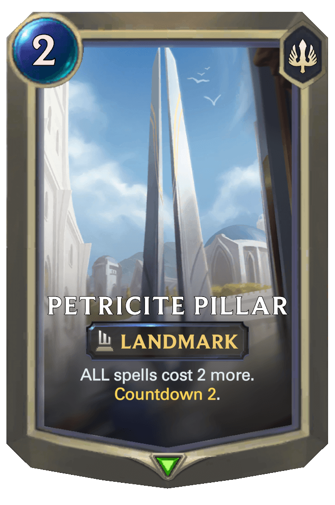 petricite pillar lor card