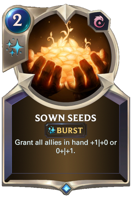 sown seeds rework