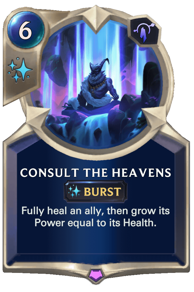 consult the heavens lor card