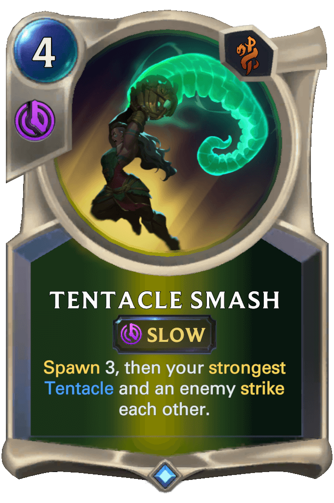 tentacle smash lor card