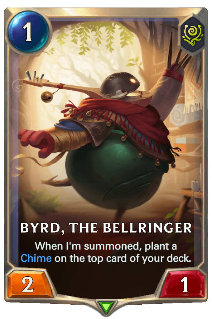 byrd the bellringer lor card