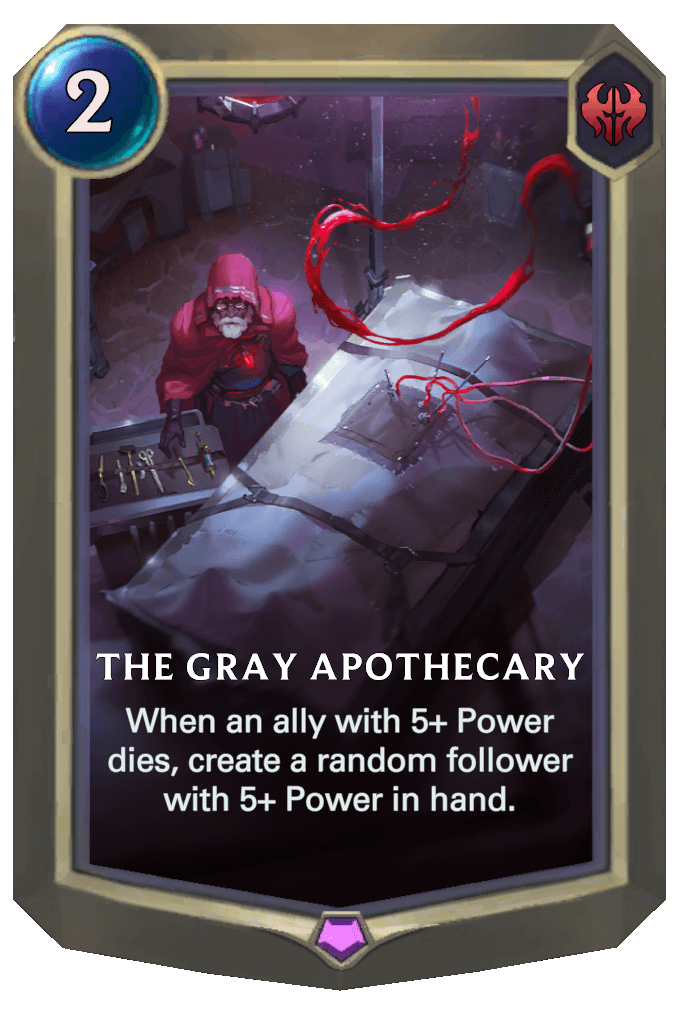 the gray apothecary lor card