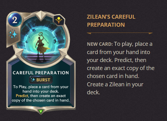 zilean's careful preparation update