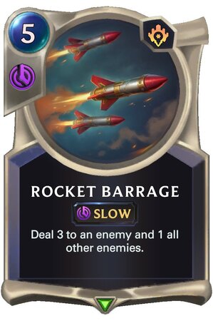 Rocket Barrage (LoR Card)