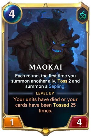 Maokai level 1 (LoR Card)