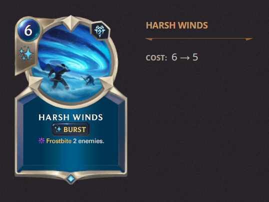 harsh winds update