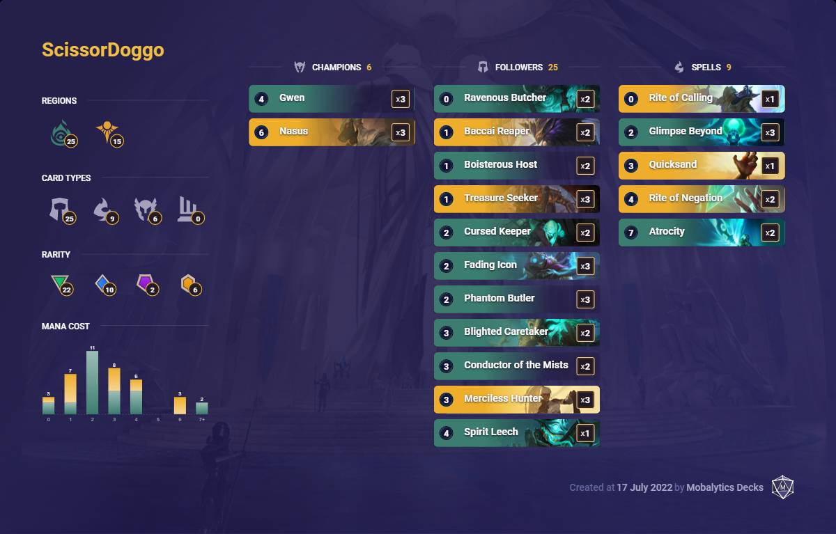 LoR Deck Guide: Gwen Illaoi - Mobalytics