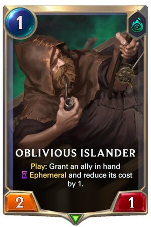 Oblivious Islander (LoR Card)