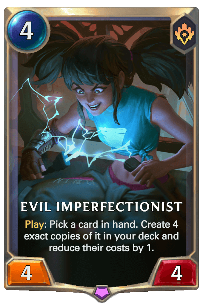 evil imperfectionist lor card