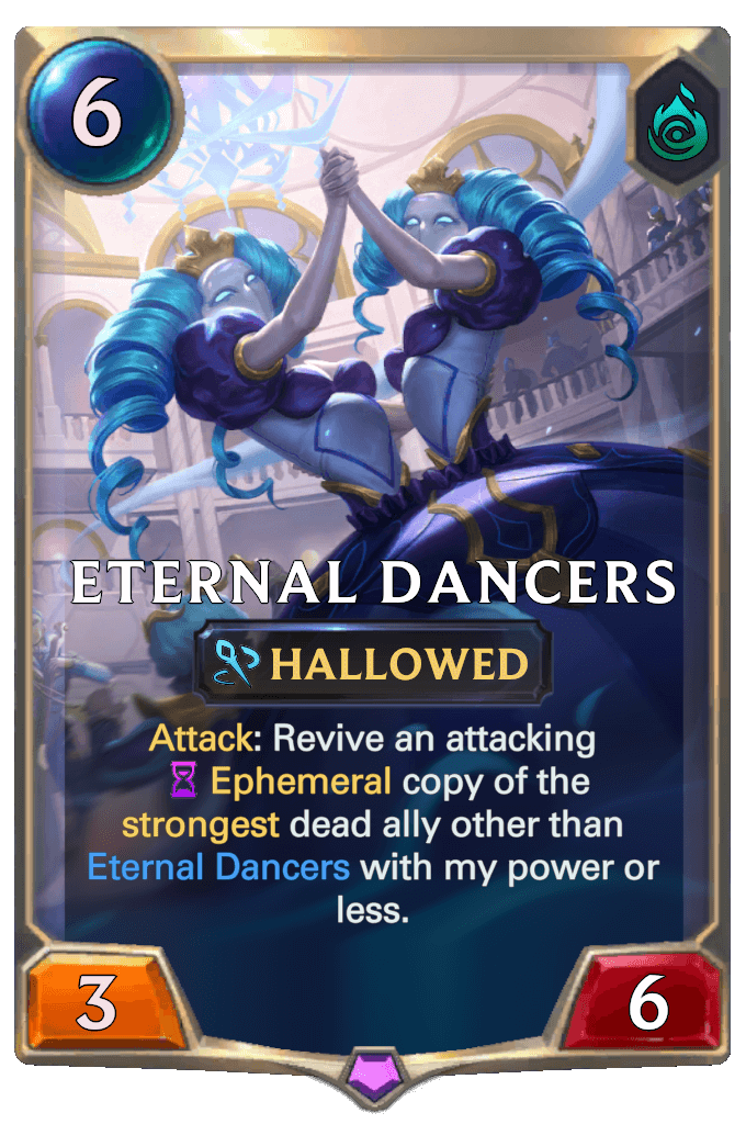 eternal dancers lor card