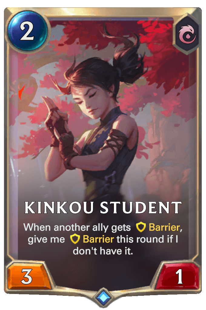 kinkou student lor card