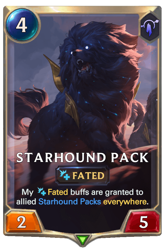 starhound pack lor card