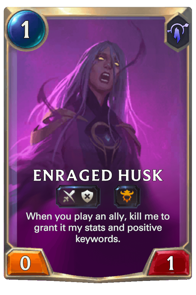 enraged husk lor card