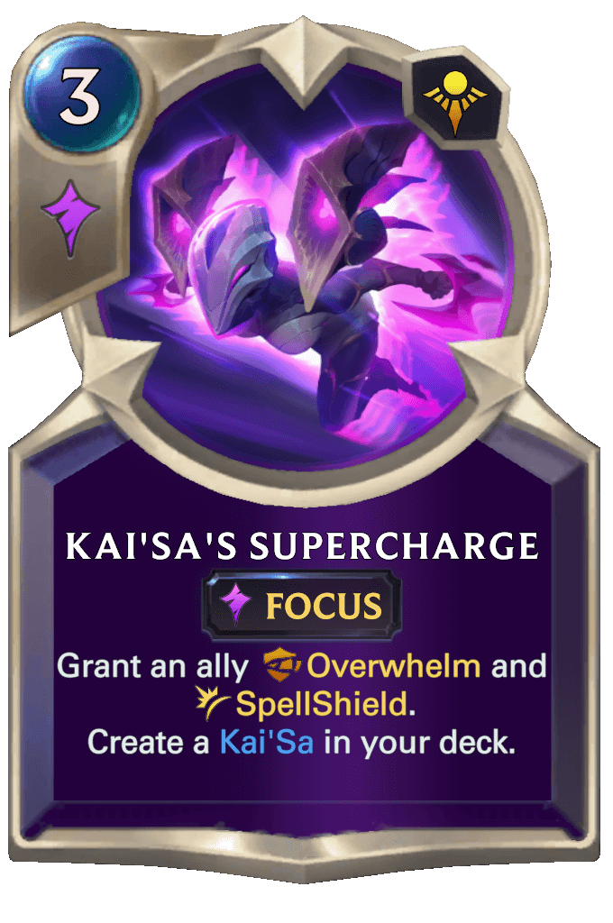 kai'sa's supercharge lor card