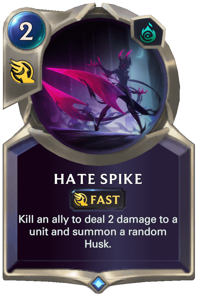 hate spike lor card