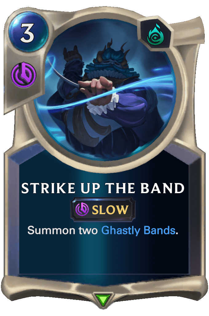 strike up the band lor card