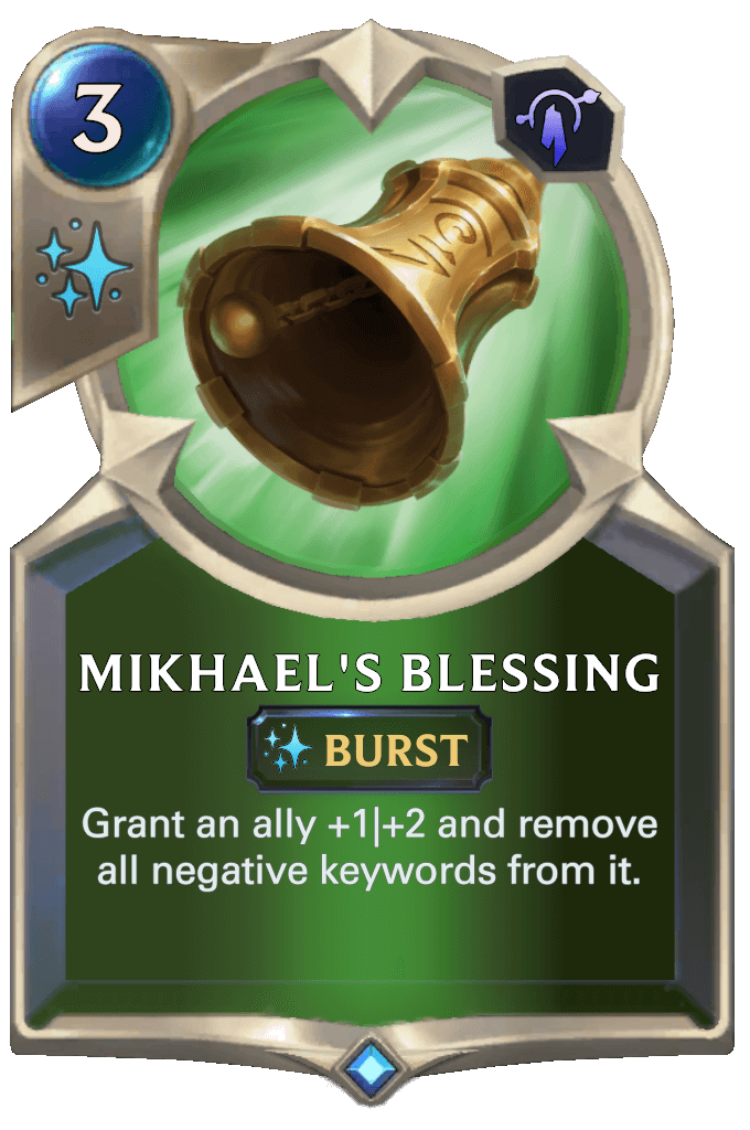 mikhael's blessing lor card