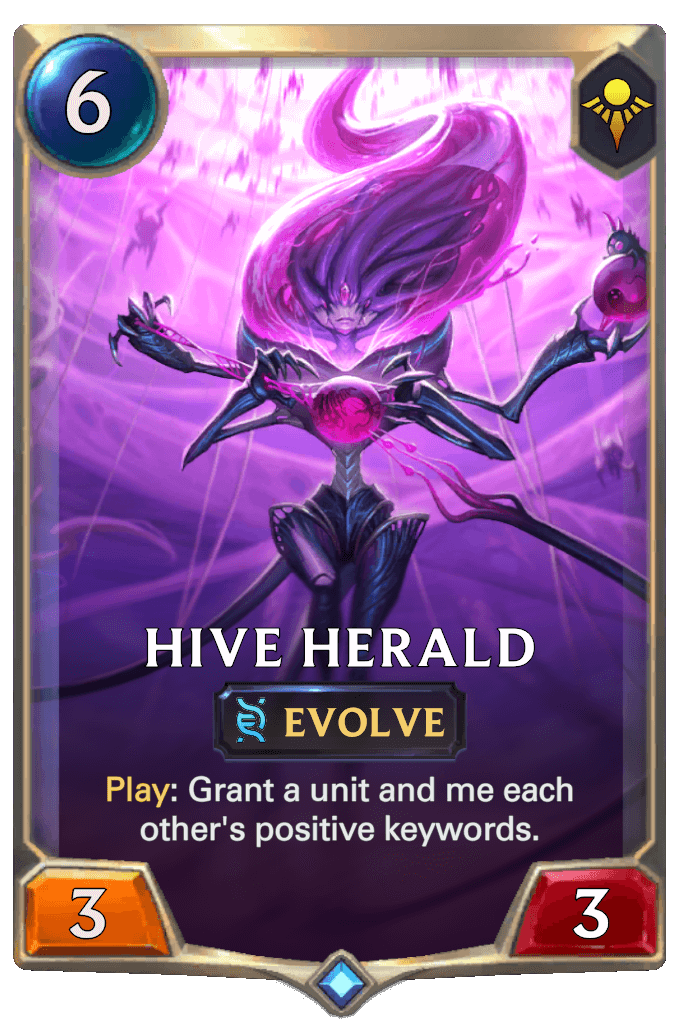 hive herald lor card