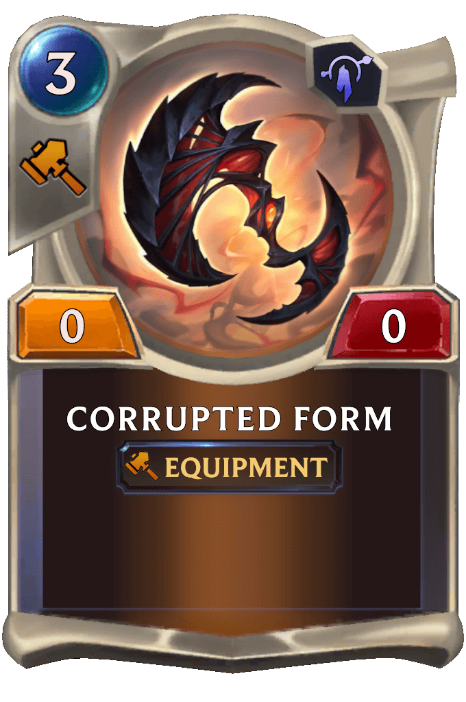 corrupted form lor card