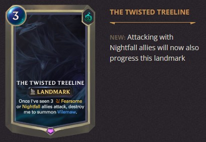 the twisted treeline balance change