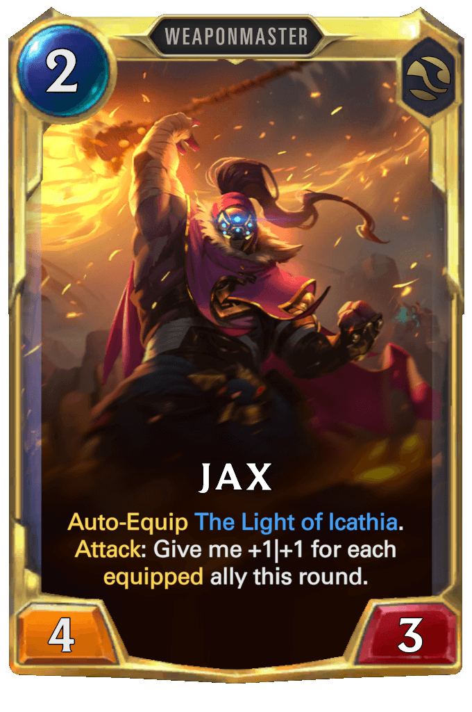 jax level 2 lor card