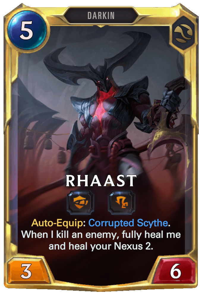 rhaast lor card