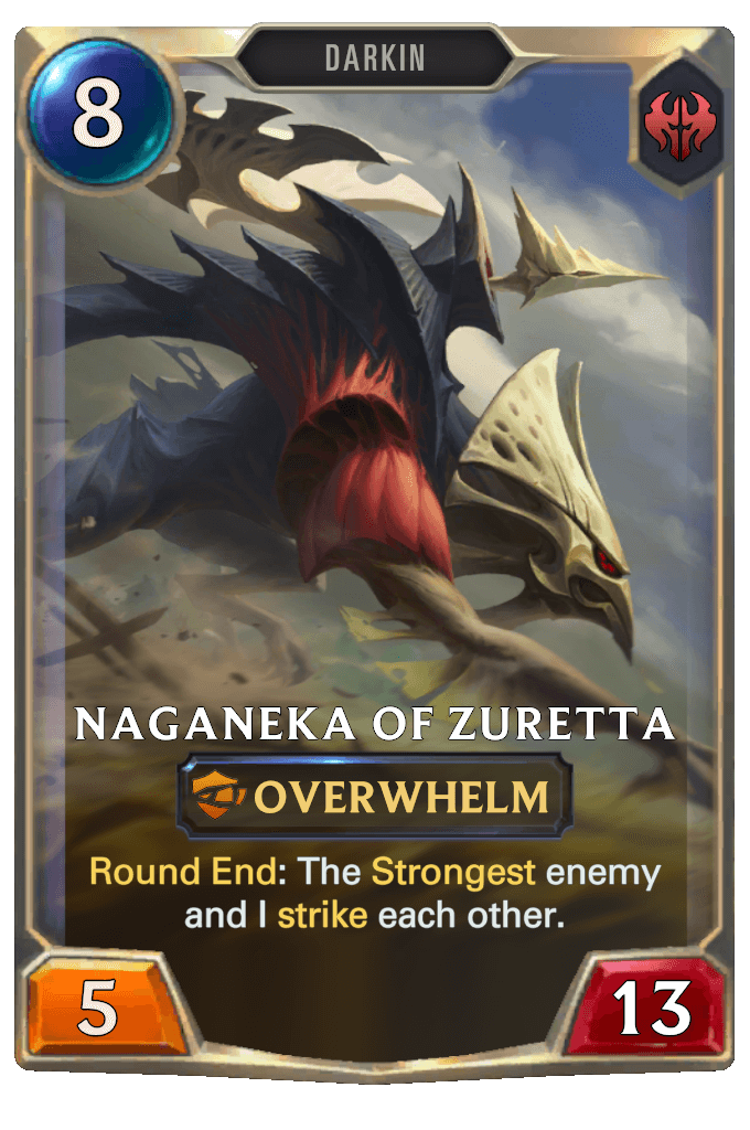 naganeka of zuretta lor card