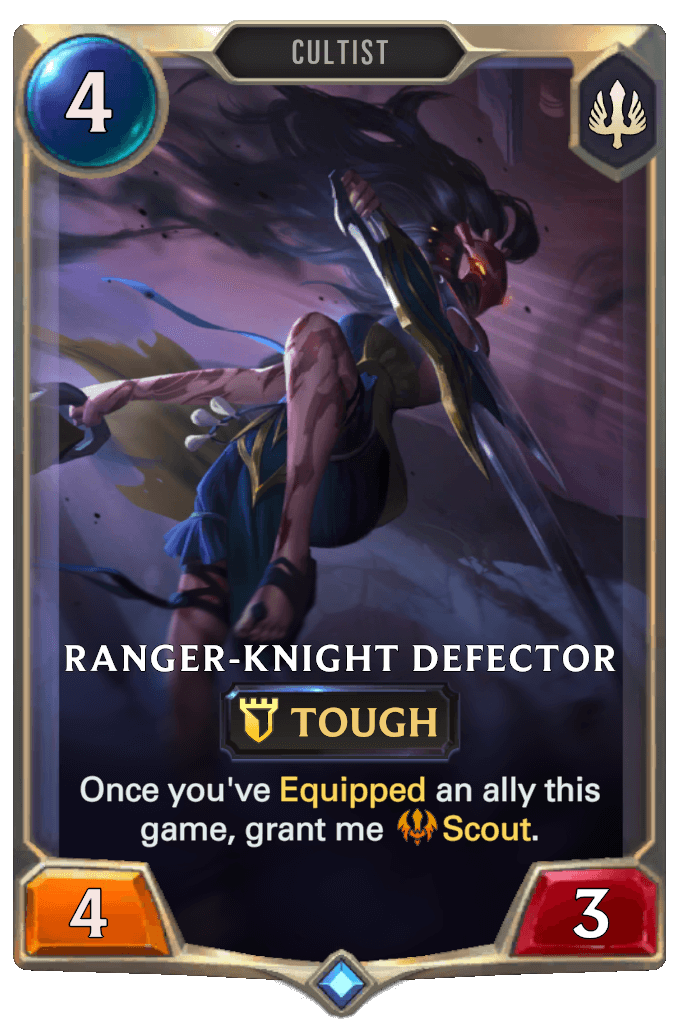 ranger-knight deflector lor card