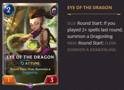 eye of the dragon balance changes