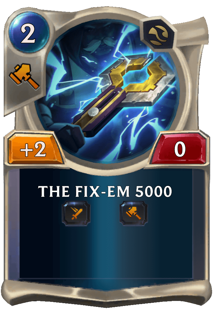 the fix em 5000 lor card