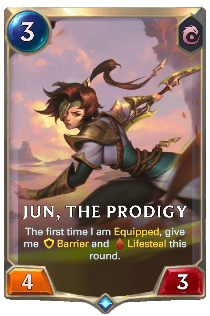 jun, the prodigy lor card