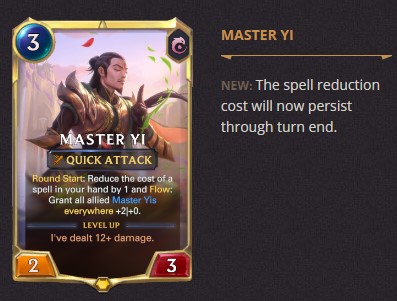 master yi level 1 balance change