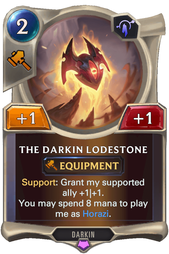 the darkin lodestone lor card