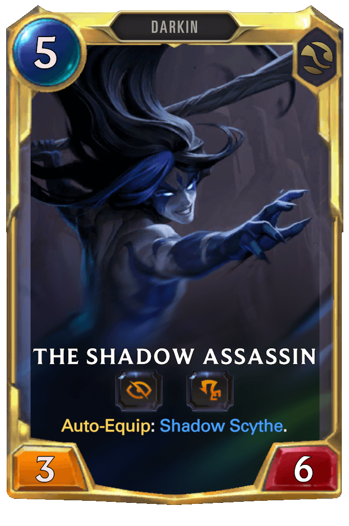 the shadow assassin lor card
