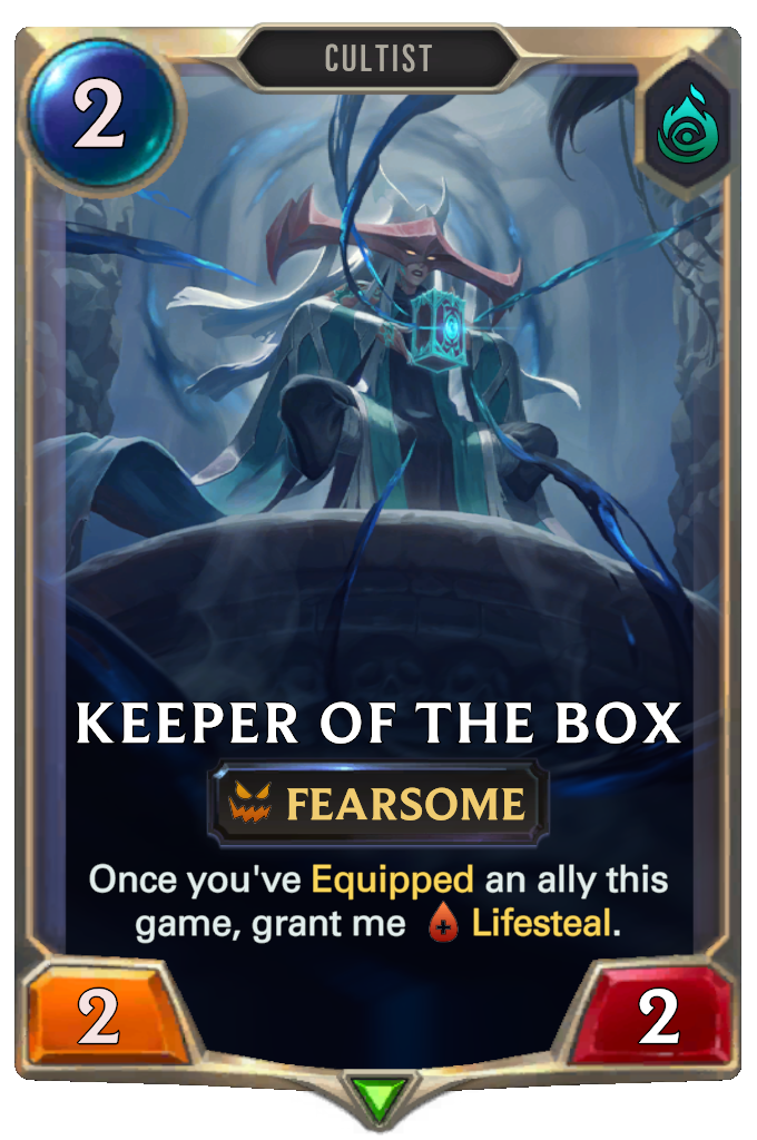 keeper of the box lor card