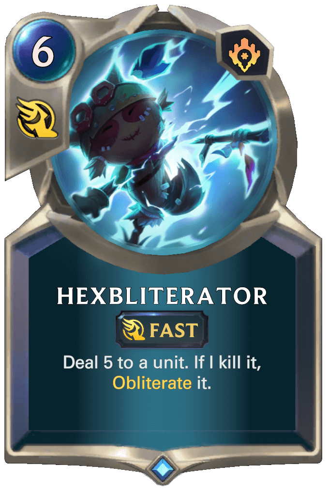 hexbliterator lor card