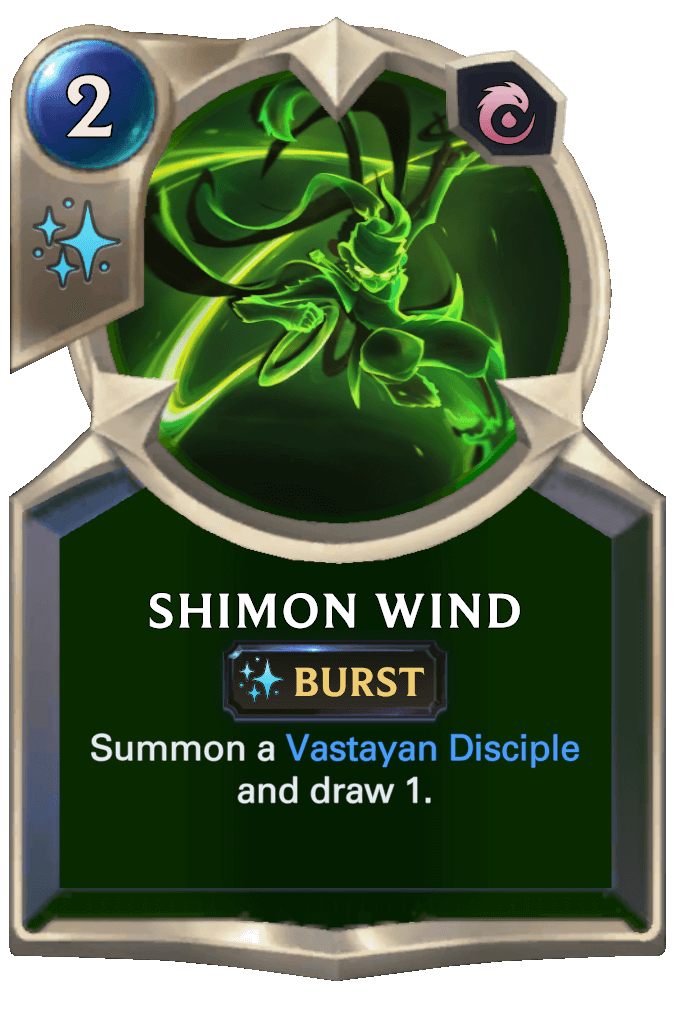 shimon wind lor card