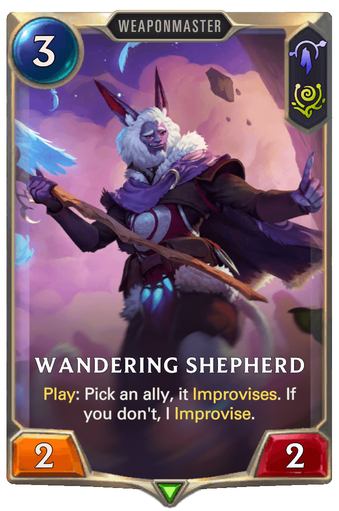 wandering shepherd lor card