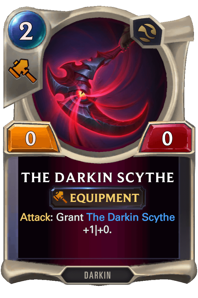 the darkin scythe lor card