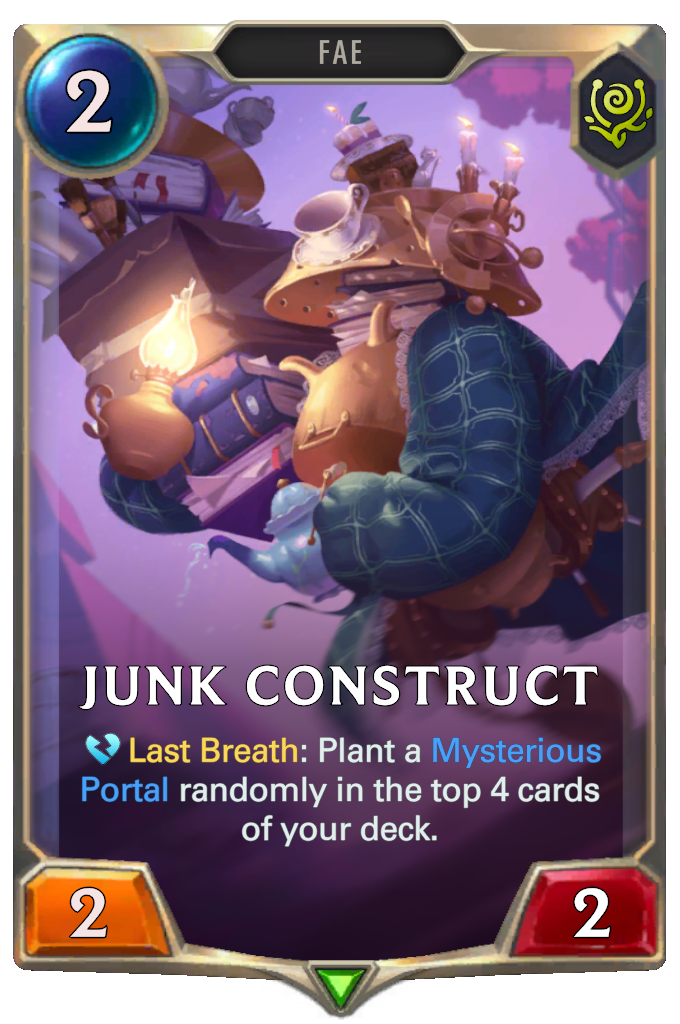 junk construct lor card