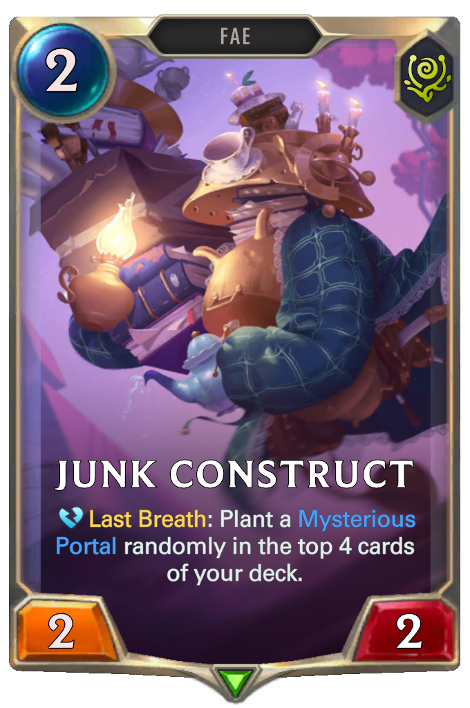 junk construct lor card